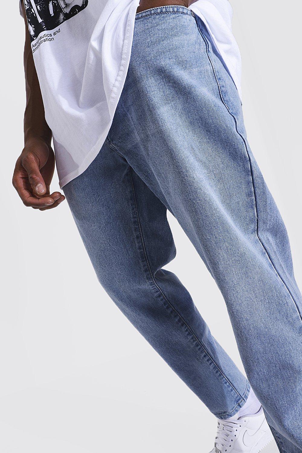 Tapered Fit Rigid Jeans